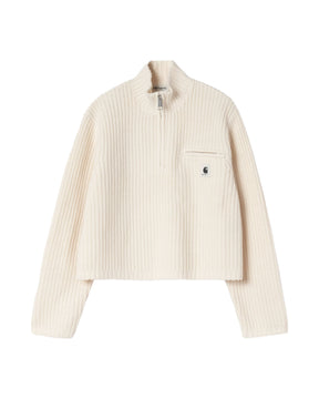 Carhartt Wip W' Detroit Half Zip Sweater Natural