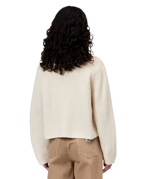 Carhartt Wip W' Detroit Half Zip Sweater Natural
