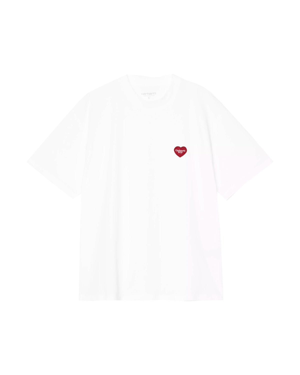 Carhartt Wip W' Heart Patch T-Shirt White-Red