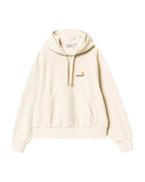 Carhartt Wip W' Hooded American Script Sweatshirt Natural