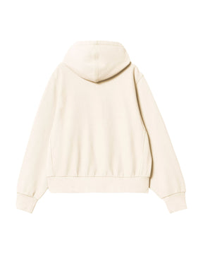 Carhartt Wip W' Hooded American Script Sweatshirt Natural