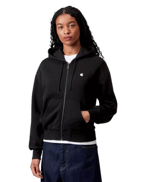 Carhartt Wip W' Hooded Casey Jacket Black-Silver