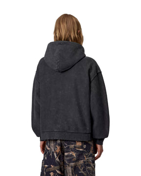 Carhartt Wip W' Hooded Lambert Sweat Black moon wash