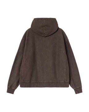 Carhartt Wip W' Hooded Lambert Sweat Tobacco moon wash