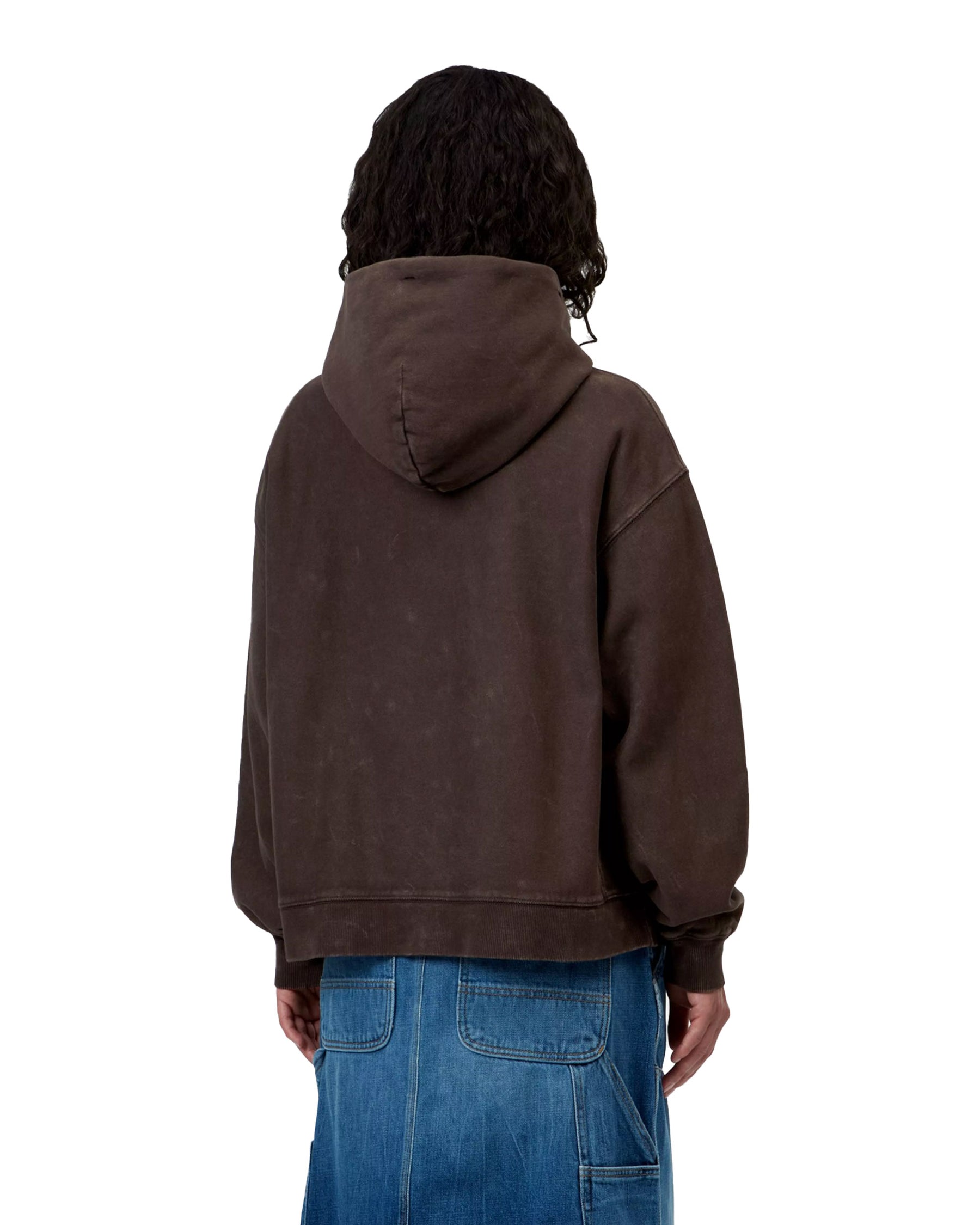 Carhartt Wip W' Hooded Lambert Sweat Tobacco moon wash