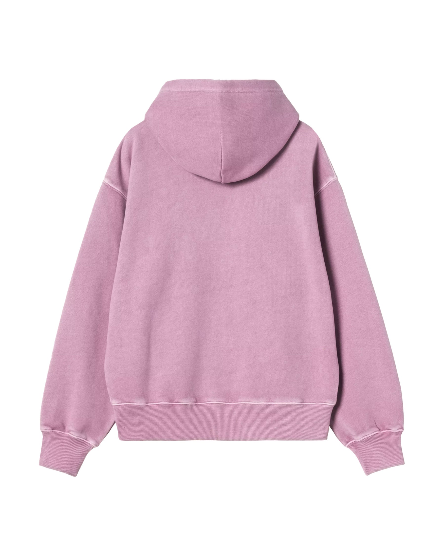 Felpa Donna Hooded Nelson Viola Garment Dyed