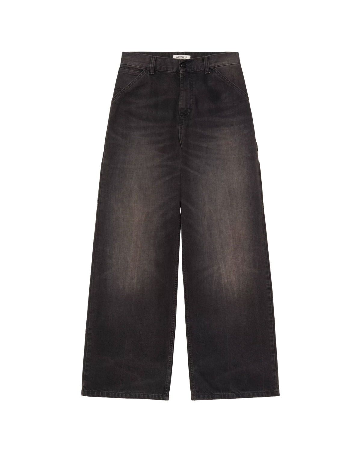 Carhartt Wip W' Jens Pant Camano Black Tobacco Used Wash