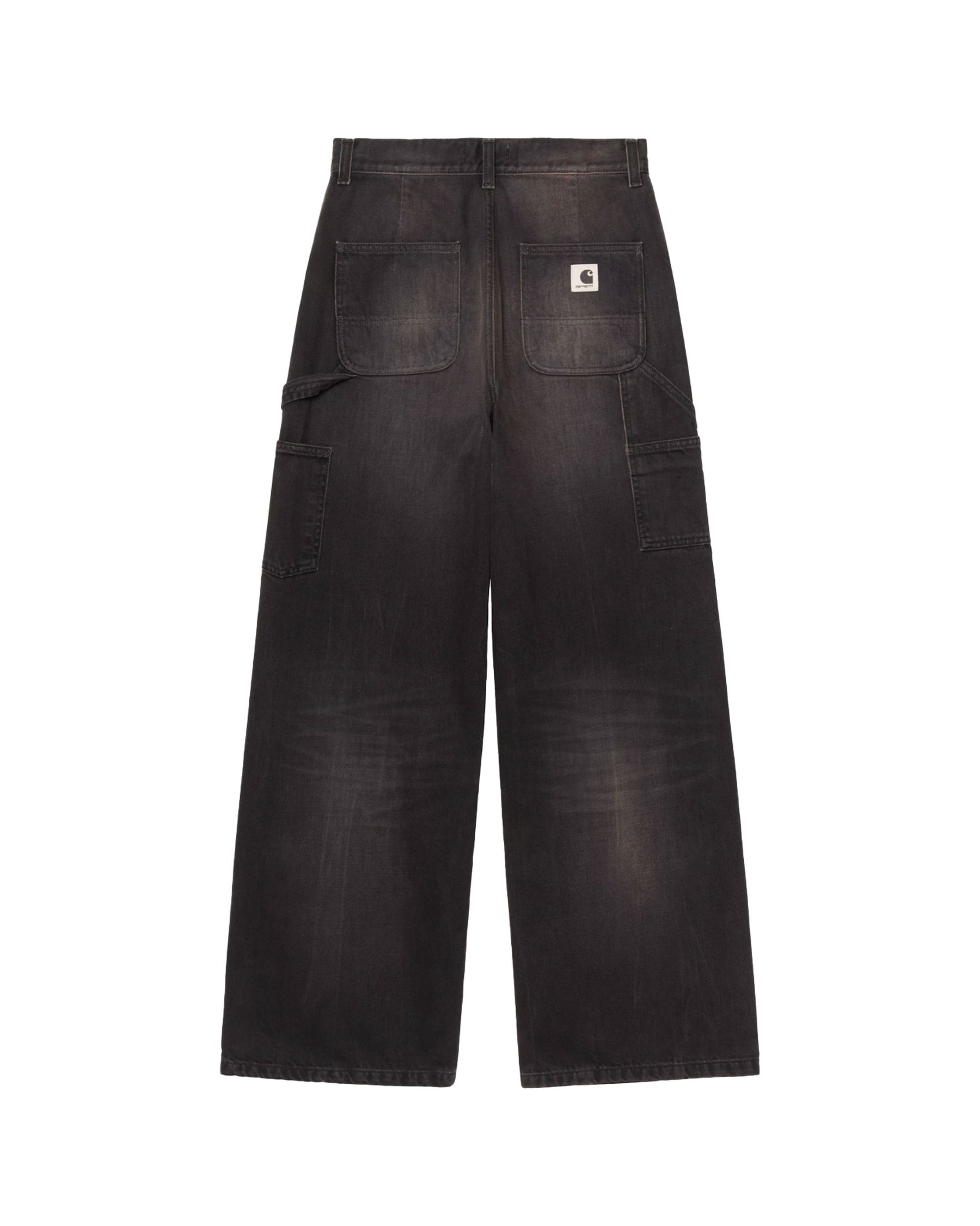 Carhartt Wip W' Jens Pant Camano Black Tobacco Used Wash