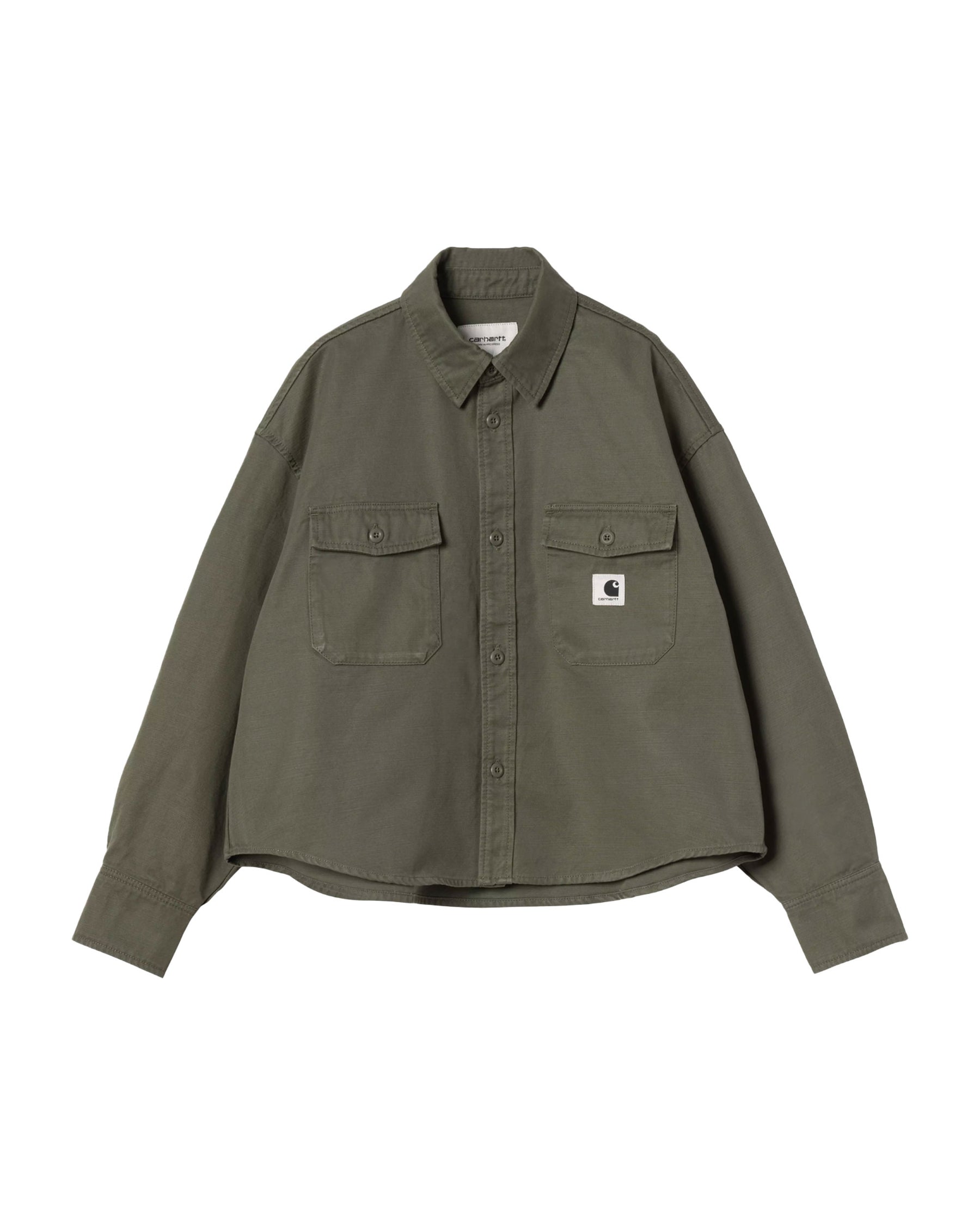 Carhartt Wip W' Kelly Shirt Jac Leaf rinsed