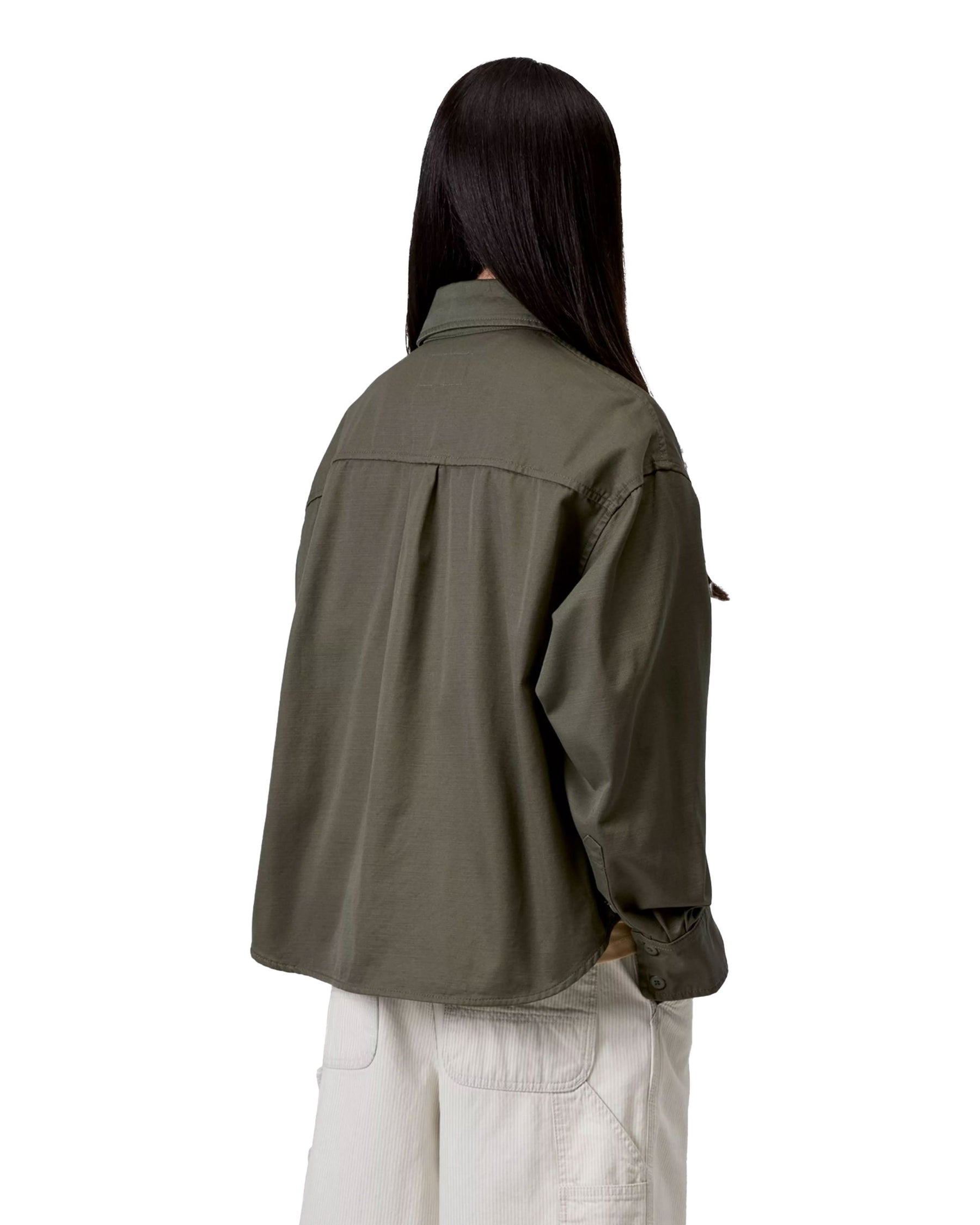 Carhartt Wip W' Kelly Shirt Jac Leaf rinsed