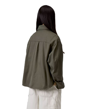 Carhartt Wip W' Kelly Shirt Jac Leaf rinsed