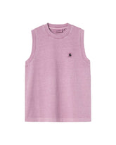 Canotta Donna Nelson Viola garment dyed