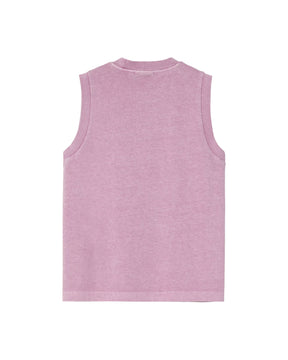 Canotta Donna Nelson Viola garment dyed