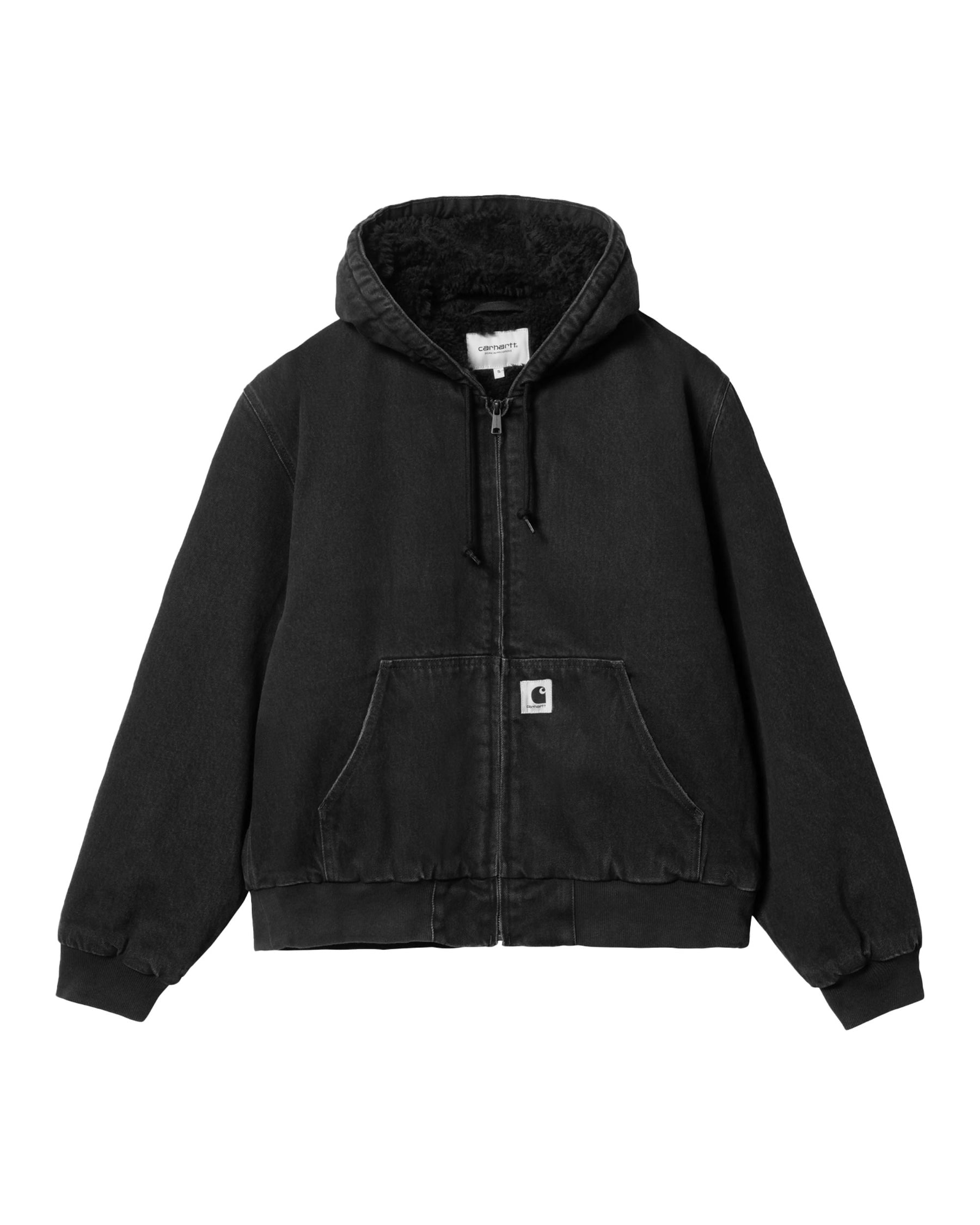 Carhartt Wip W' OG Active Jacket Black Stone Washed