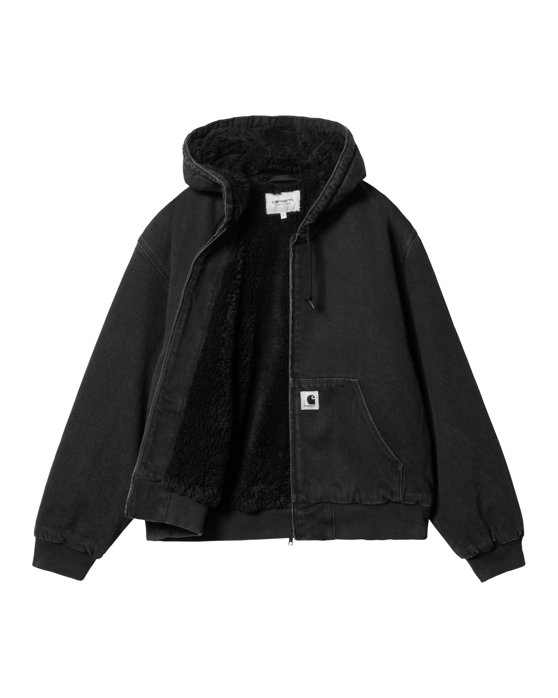 Carhartt Wip W' OG Active Jacket Black Stone Washed