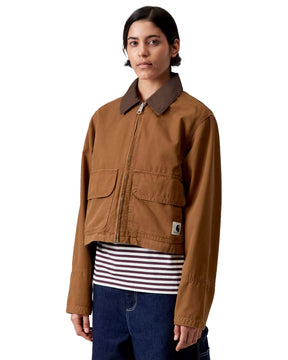 Carhartt Wip W' Prescott Jacket Hamilton Brown