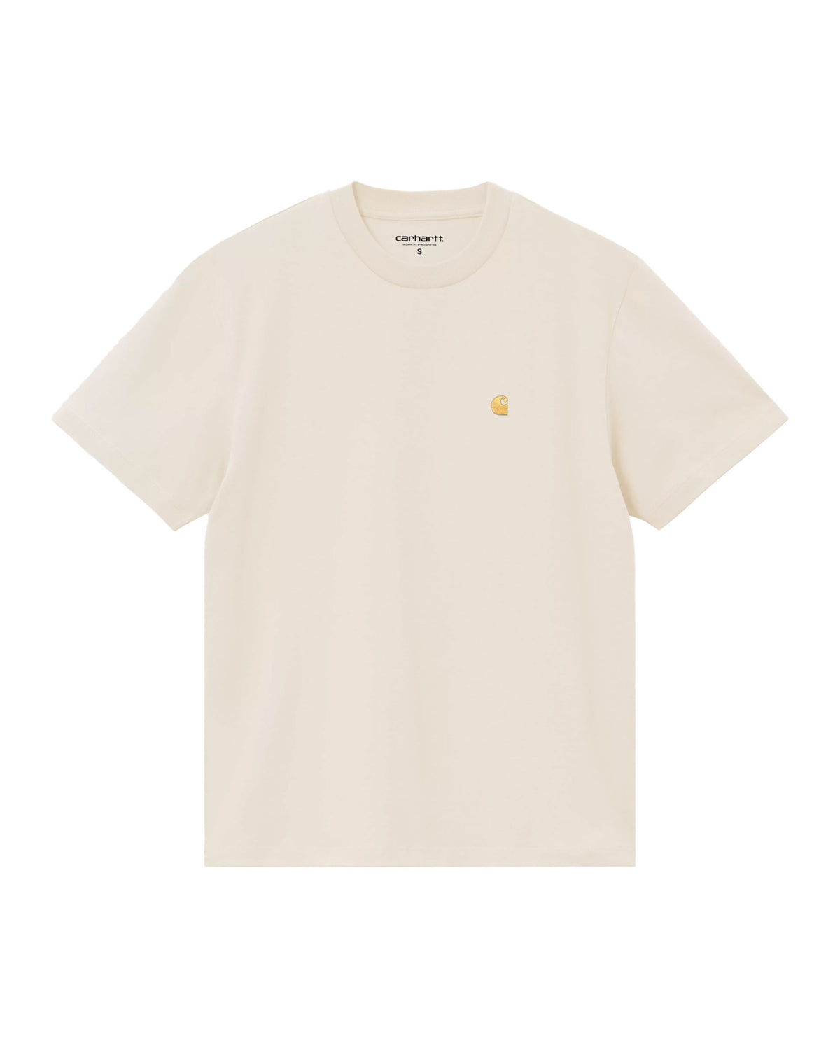 Carhartt Wip W' S-S Chase T-Shirt Natural-Gold