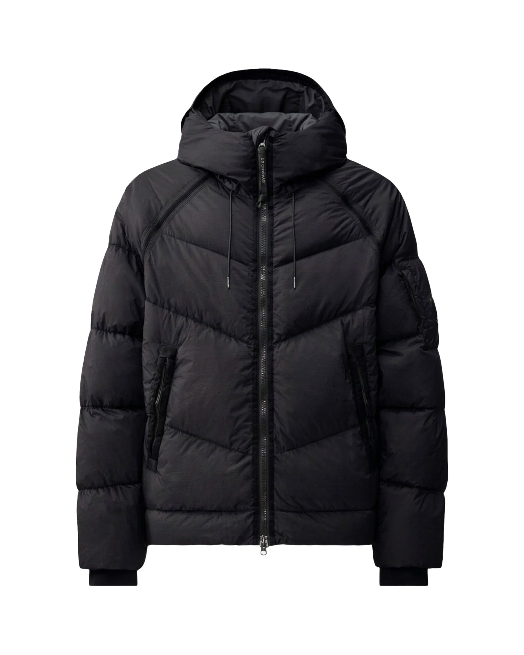 Giacca Uomo CP Company Outerwear Medium Jacket in Down Shield Black