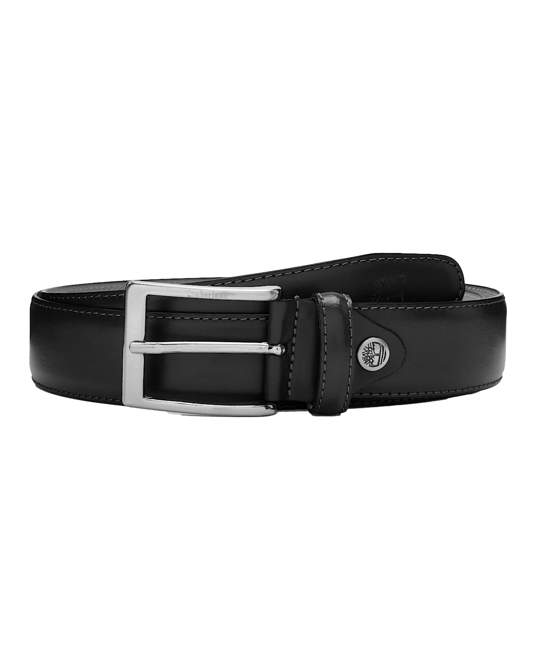 Cintura Timberland Birch Point Adjustable Leather Belt Black