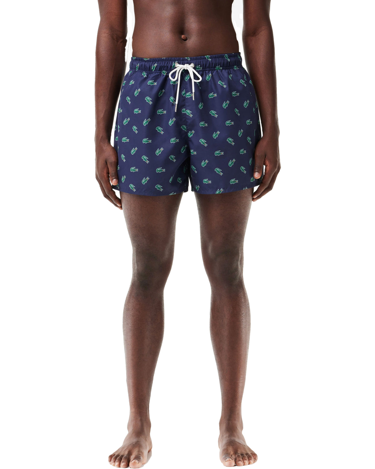 Costume Boxer Uomo Lacoste Allover Print Blu