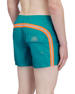 Man's Boxer Sundek Rainbow Turquoise