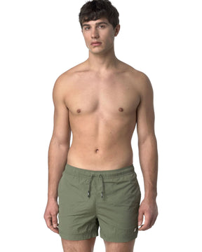 Costume Uomo K-Way boxer Hazel Beach Verde