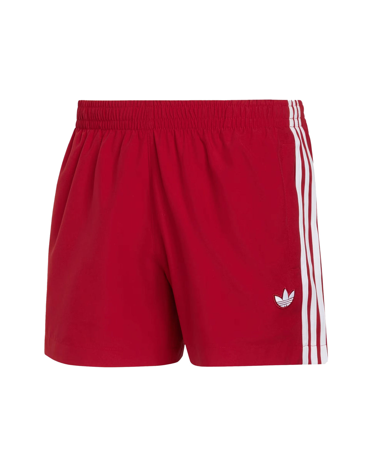 Costume Uomo Adidas 3-Stripe Rosso 8 Pollici