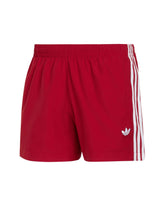 Costume Uomo Adidas 3-Stripe Rosso 8 Pollici