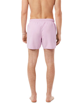 Lacoste Men's Basic Swimsuit Logo Pink