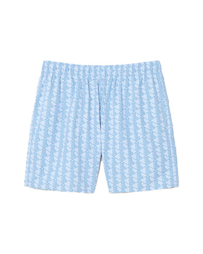 Costume Uomo Lacoste Monogramma Celeste