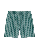 Lacoste Men's Monogram Green Swimsuit