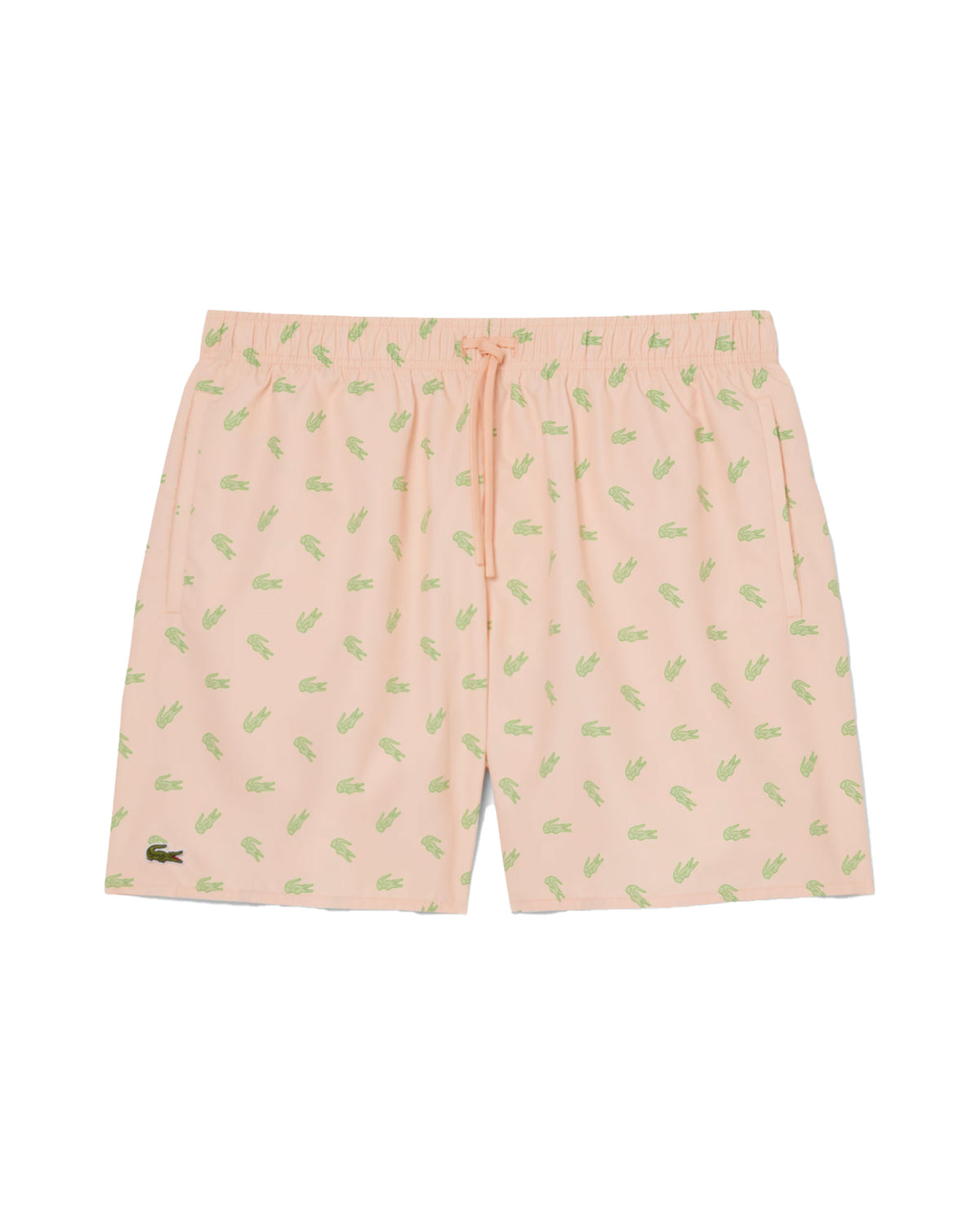 Costume Uomo Lacoste Stampa Coccodrilli Arancione