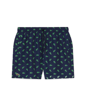 Costume Uomo Lacoste Stampa Coccodrilli Blu