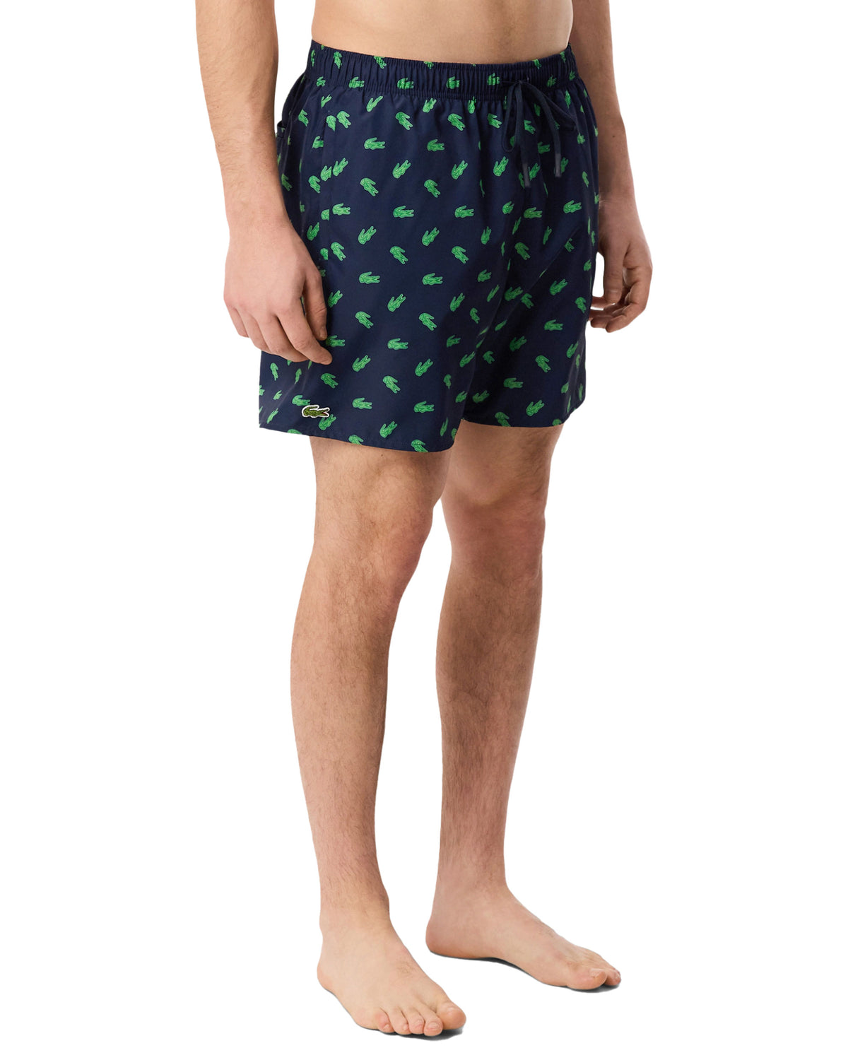 Costume Uomo Lacoste Stampa Coccodrilli Blu