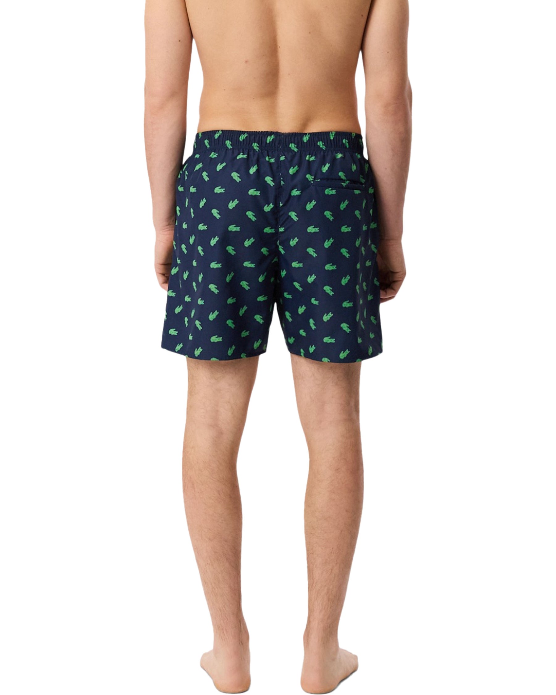 Costume Uomo Lacoste Stampa Coccodrilli Blu