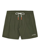 Sundek Men's Costume Classic Boxer Green Written Logo