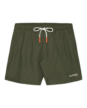 Sundek Men's Costume Classic Boxer Green Written Logo