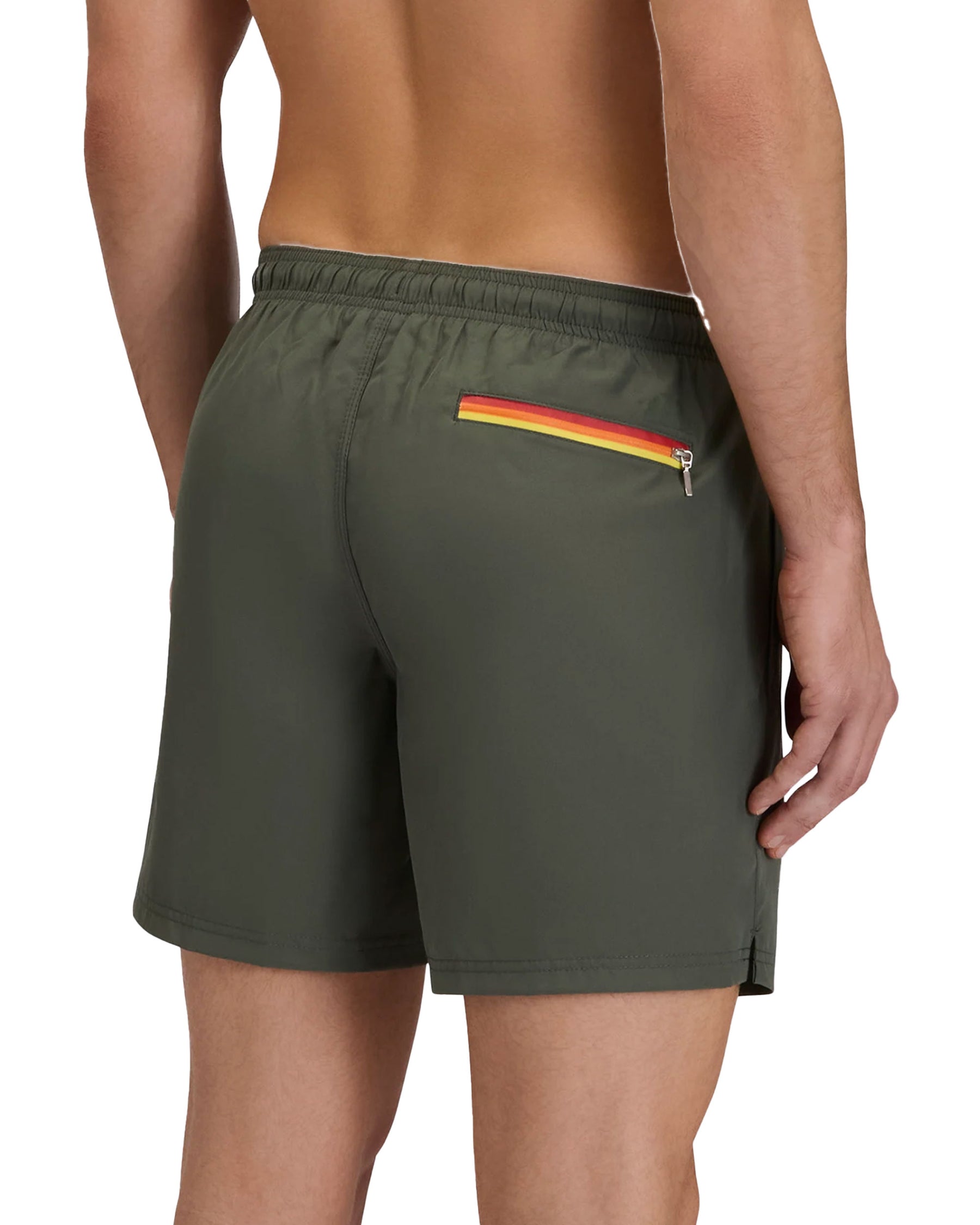 Sundek Men's Costume Classic Boxer Green Written Logo