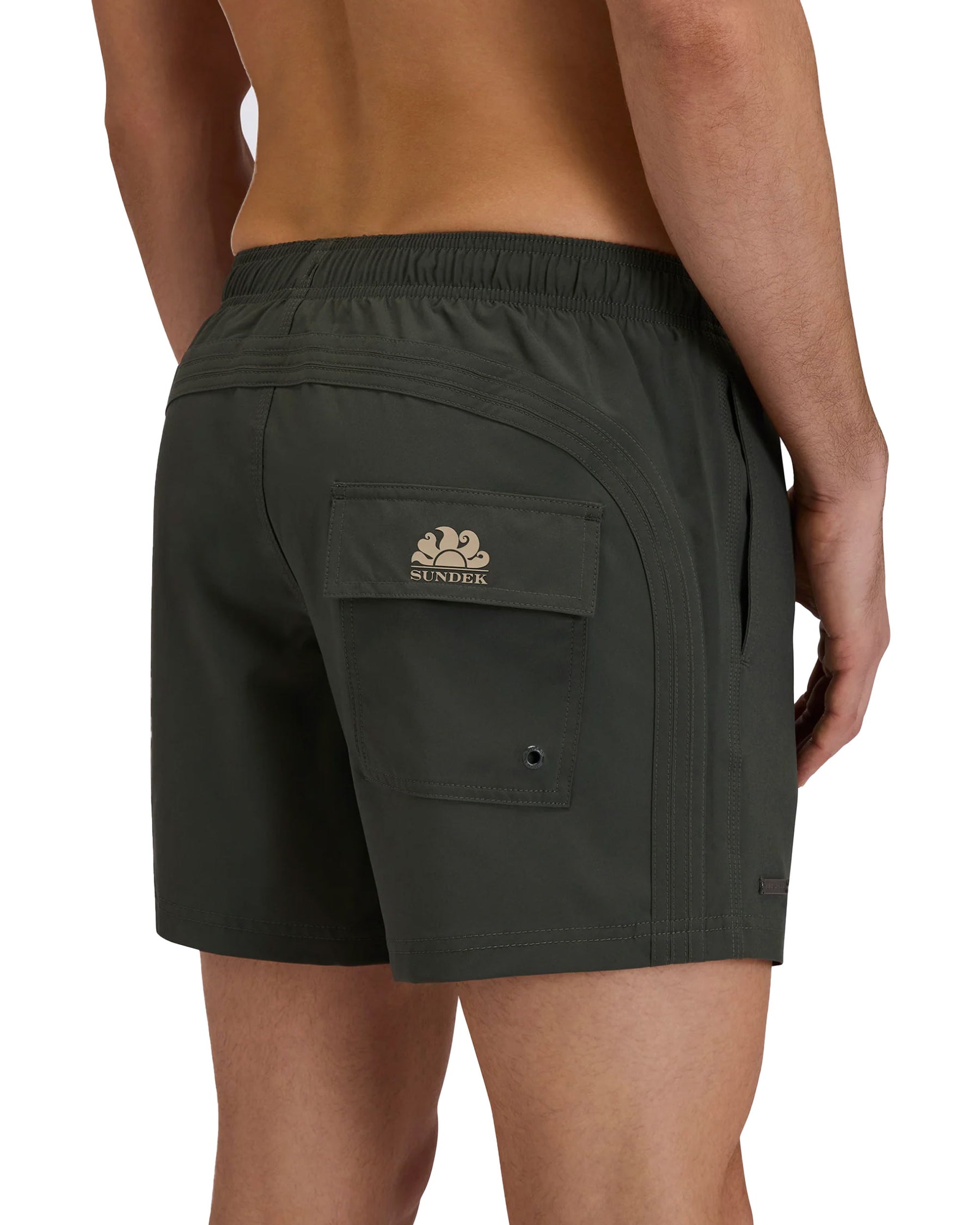 Costume Uomo Sundek Boxer Elastico Verde