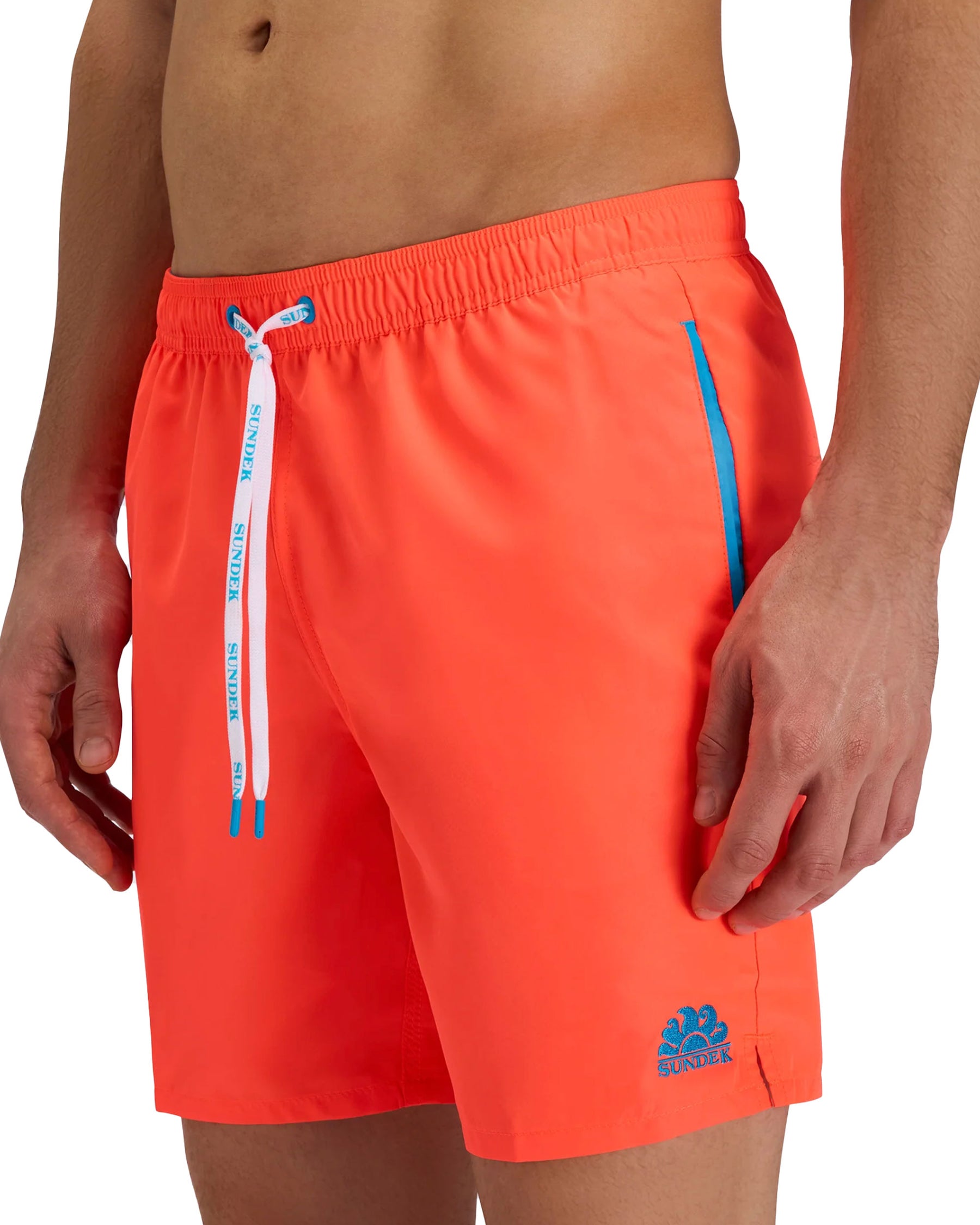 Costume Uomo Sundek Classic Logo Arancione