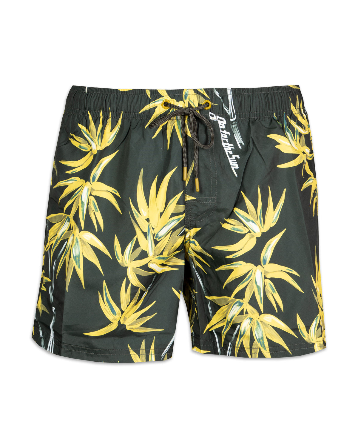 Man Boardshort Sundek Palm Print Verde