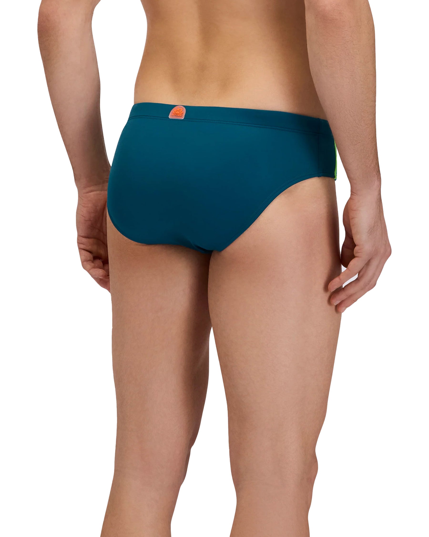 Sundek Men's Costume Slip Classic Logo Petrol Green