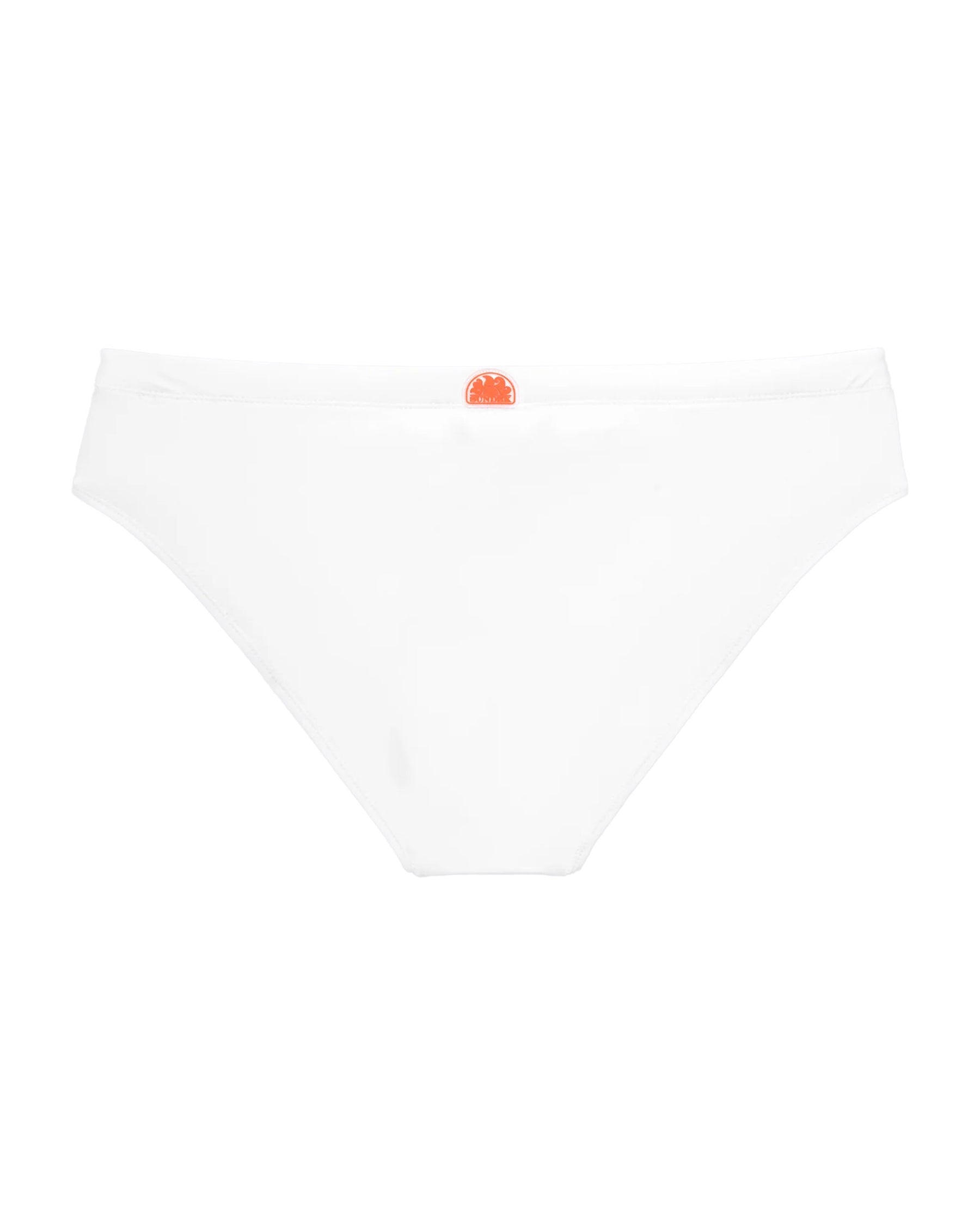 Sundek Men's Swimsuit Classic Briefs White Written Logo