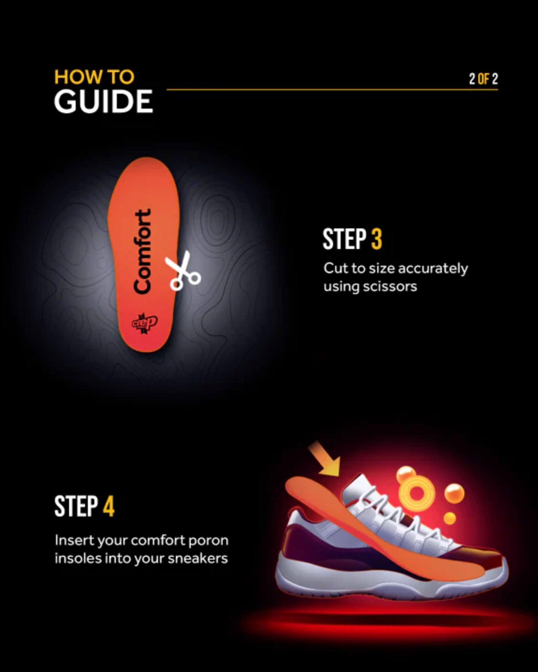 Crep Protect Insoles Comfort