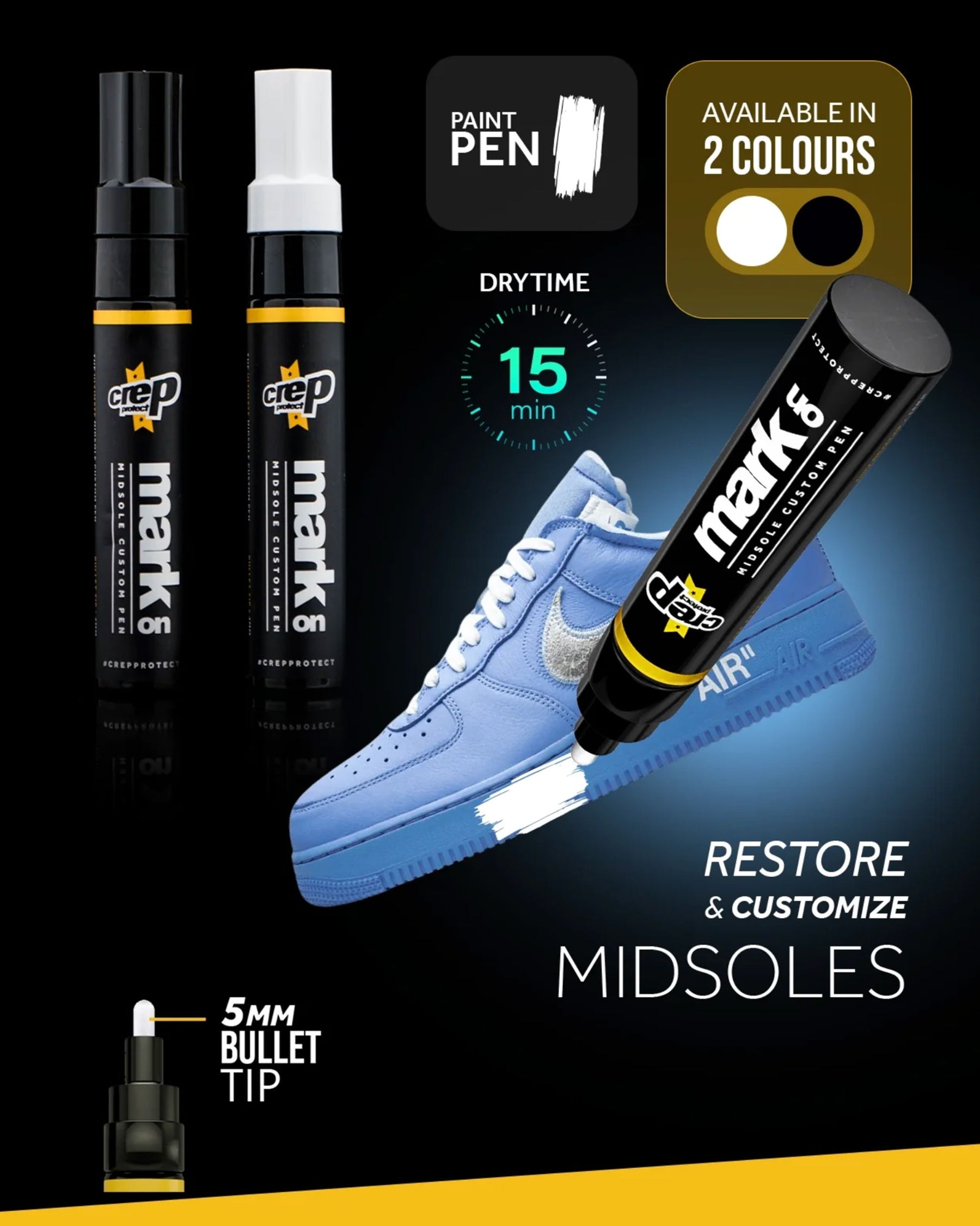 Crep Protect Mark On Pen White
