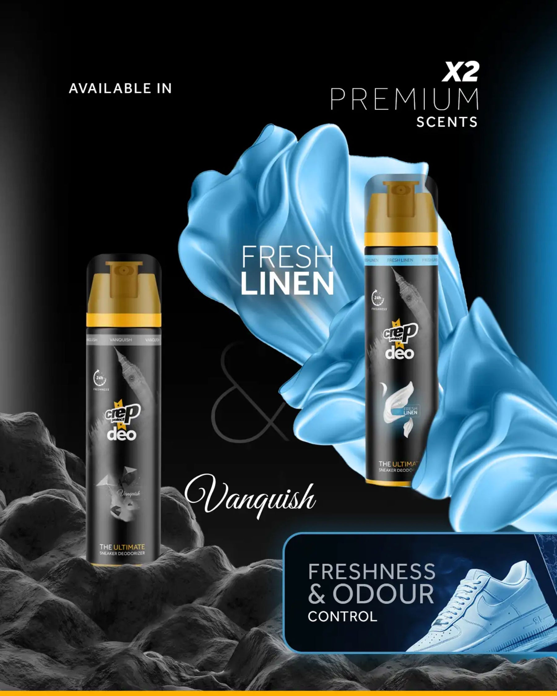 Crep Protect Sneaker Deodorizer Vanquish 150ml