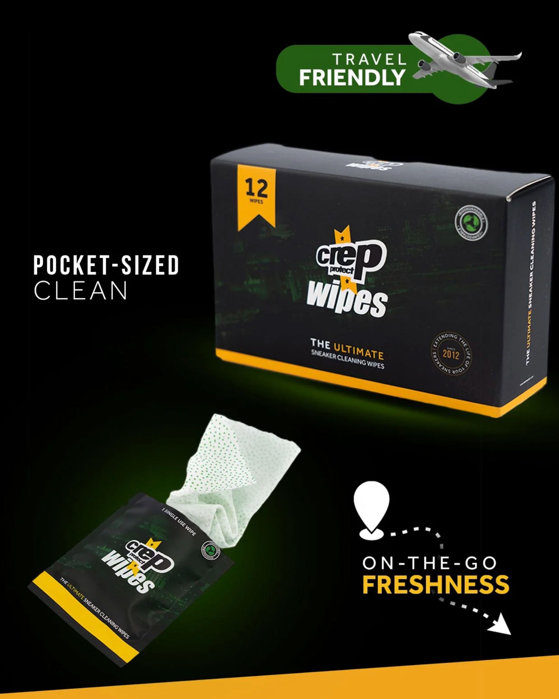 Crep Protect Wipes 12 Pack