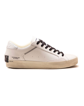 Crime London Distressed Bianco-Arancio