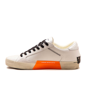 Crime London Distressed Bianco-Arancio