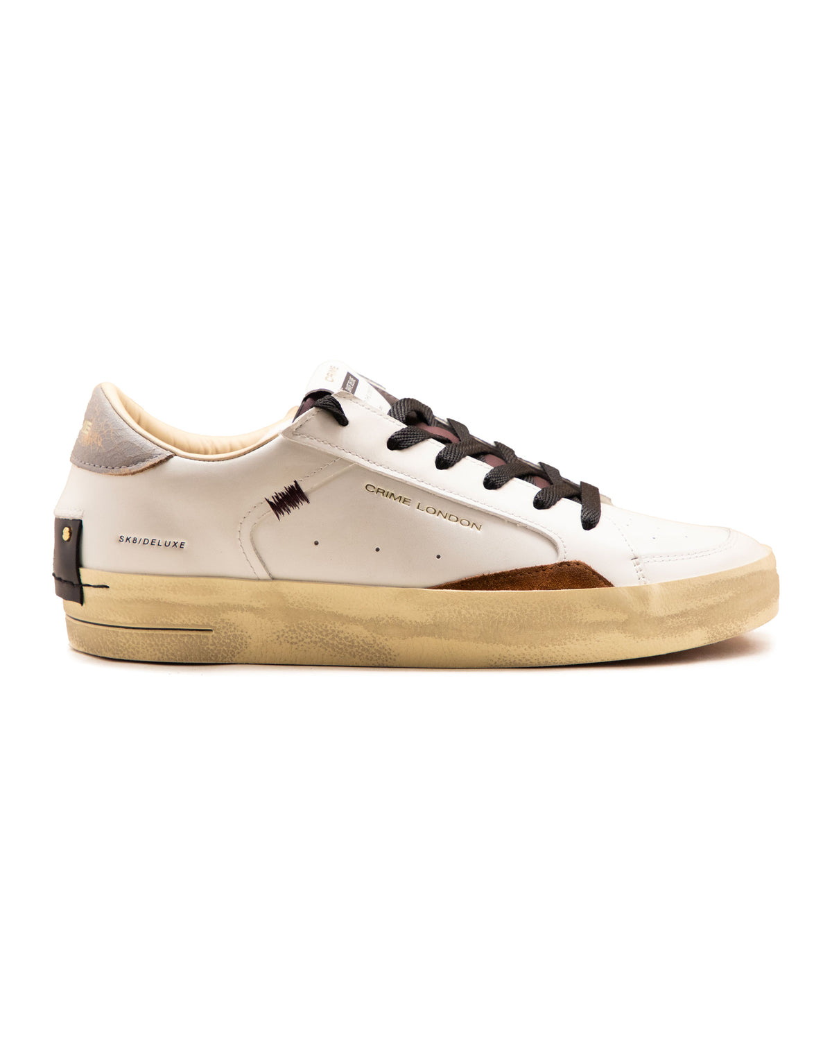 Crime London SK8 Deluxe Bianco-Grigio